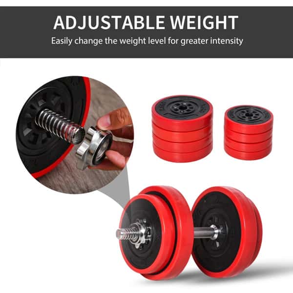 Haltères Réglables 44 lbs — Kit de Démarrage